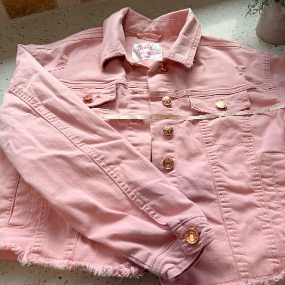 Justice Blush Pink Jacket